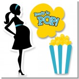 Ready To Pop Teal - Baby Shower Printed Shaped Cut-Outs