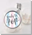 Ready To Pop Gender Reveal - Personalized Baby Shower Candy Jar thumbnail