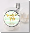 Ready To Pop Gold - Personalized Baby Shower Candy Jar thumbnail