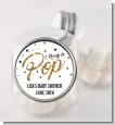 Ready To Pop Gold Glitter - Personalized Baby Shower Candy Jar thumbnail