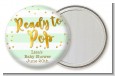 Ready To Pop Gold - Personalized Baby Shower Pocket Mirror Favors thumbnail