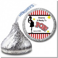 Ready To Pop - Hershey Kiss Baby Shower Sticker Labels