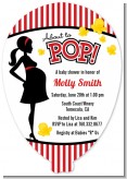 Ready To Pop - Baby Shower Shaped Invitations