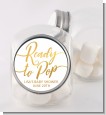 Ready To Pop Metallic - Personalized Baby Shower Candy Jar thumbnail