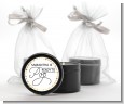 Ready To Pop Metallic Dots - Baby Shower Black Candle Tin Favors thumbnail