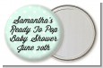 Ready To Pop Pastel Polka Dots - Personalized Baby Shower Pocket Mirror Favors thumbnail