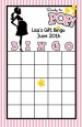 Ready To Pop Pink - Baby Shower Gift Bingo Game Card thumbnail