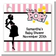 Ready To Pop Pink - Personalized Baby Shower Card Stock Favor Tags thumbnail