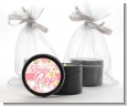 Ready To Pop Pink Gold - Baby Shower Black Candle Tin Favors thumbnail