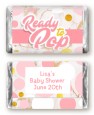Ready To Pop Pink Gold - Personalized Baby Shower Mini Candy Bar Wrappers thumbnail