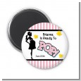 Ready To Pop Pink - Personalized Baby Shower Magnet Favors thumbnail