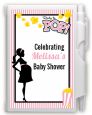Ready To Pop Pink - Baby Shower Personalized Notebook Favor thumbnail