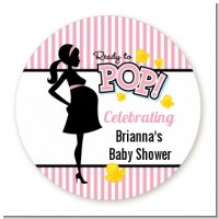 Ready To Pop Pink - Personalized Baby Shower Table Confetti