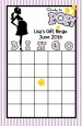 Ready To Pop Purple - Baby Shower Gift Bingo Game Card thumbnail