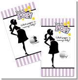 Ready To Pop Purple - Baby Shower Scratch Off Game Tickets