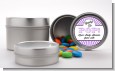 Ready To Pop Purple Stripes - Custom Baby Shower Favor Tins thumbnail