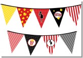 Ready To Pop - Baby Shower Themed Pennant Set