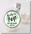 Ready To Pop Stripes - Personalized Baby Shower Candy Jar thumbnail