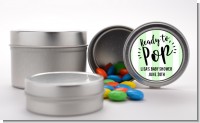 Ready To Pop Stripes - Custom Baby Shower Favor Tins