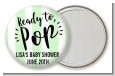Ready To Pop Stripes - Personalized Baby Shower Pocket Mirror Favors thumbnail