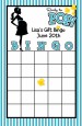 Ready To Pop Teal - Baby Shower Gift Bingo Game Card thumbnail