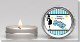Ready To Pop Teal - Baby Shower Candle Favors