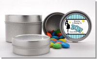Ready To Pop Teal - Custom Baby Shower Favor Tins
