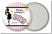 Ready To Pop Pink - Personalized Baby Shower Pocket Mirror Favors