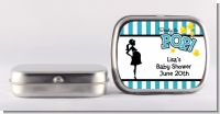 Ready To Pop Teal - Personalized Baby Shower Mint Tins