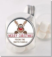 Reindeer - Personalized Christmas Candy Jar