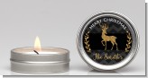 Reindeer Gold Glitter - Christmas Candle Favors