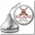 Reindeer - Hershey Kiss Christmas Sticker Labels thumbnail