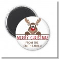 Reindeer - Personalized Christmas Magnet Favors thumbnail