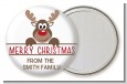 Reindeer - Personalized Christmas Pocket Mirror Favors thumbnail