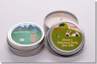 Retirement Candle Favors