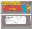 Retro Baby Theme - Personalized Baby Shower Candy Bar Wrappers thumbnail