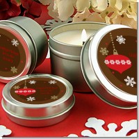 Retro Ornaments - Christmas Candle Favors