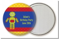 Robot Party - Personalized Birthday Party Pocket Mirror Favors