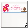 Robots - Baby Shower Return Address Labels thumbnail