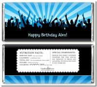 Rock Band | Like A Rock Star Boy - Personalized Birthday Party Candy Bar Wrappers