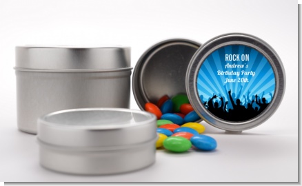 Rock Band | Like A Rock Star Boy - Custom Birthday Party Favor Tins