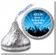 Rock Band | Like A Rock Star Boy - Hershey Kiss Birthday Party Sticker Labels thumbnail