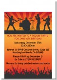 Rock Band | Like A Rock Star Girl - Birthday Party Petite Invitations