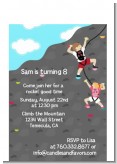 Rock Climbing - Birthday Party Petite Invitations