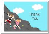 Rock Climbing - Birthday Party Thank You Cards