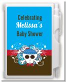 Rock Star Baby Boy Skull - Baby Shower Personalized Notebook Favor