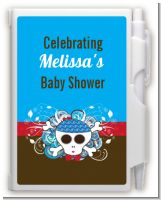 Rock Star Baby Boy Skull - Baby Shower Personalized Notebook Favor