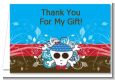 Rock Star Baby Boy Skull - Baby Shower Thank You Cards thumbnail