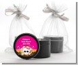 Rock Star Baby Girl Skull - Baby Shower Black Candle Tin Favors thumbnail