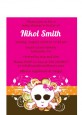 Rock Star Baby Girl Skull - Baby Shower Petite Invitations thumbnail